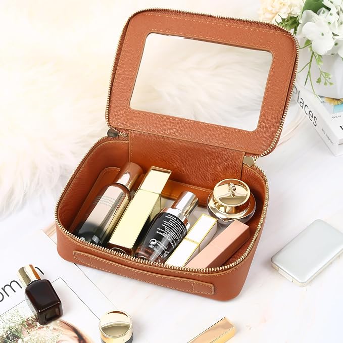 Aveniee Clear Makeup Bag, Travel Toiletry Case Car Accessories Organizer - Image 5