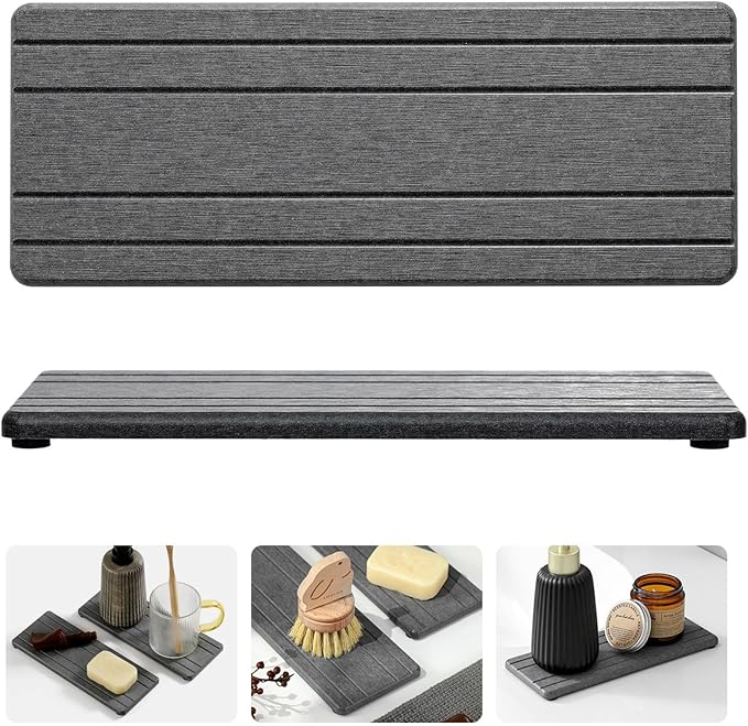 2PCS Diatomite Quick Stone Drying Tray Mat - Image 8