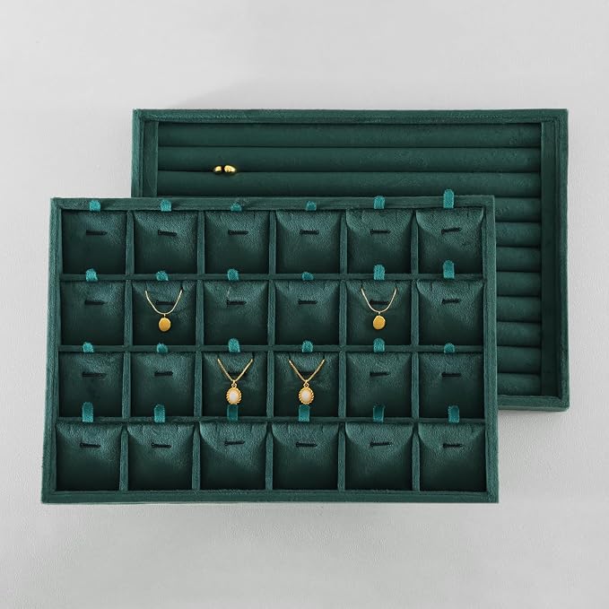Necklace Display Tray, Velvet Jewelry Organizer, Premium Pendant Display - Image 5
