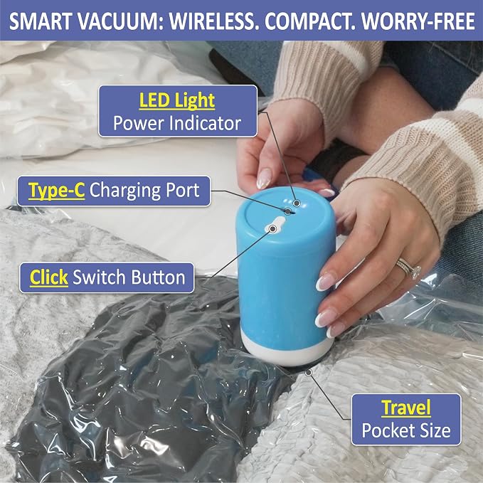 15 Pack Travel Vacuum Storage Bags - Image 4