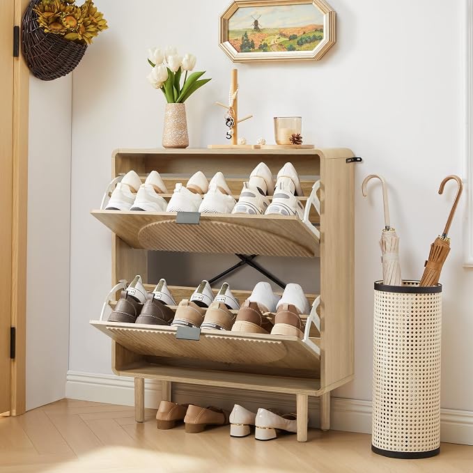 Turtle&Myrtle Modern Shoe Storage Cabinet - Image 5
