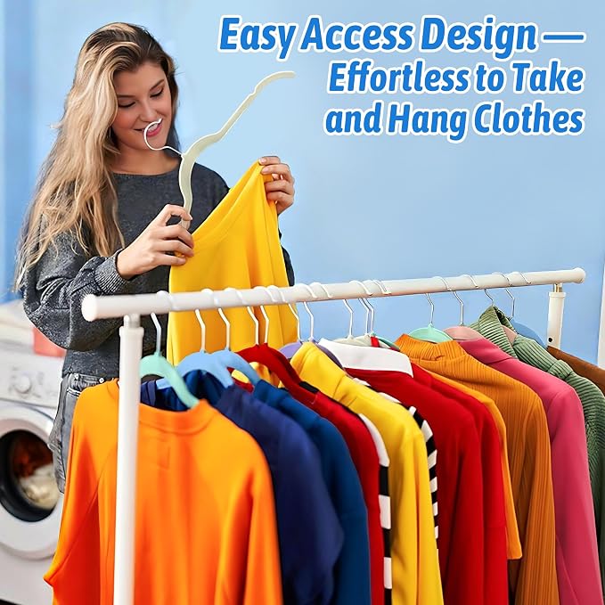 30 Pack Velvet Hangers Multicolor Set – Non-Slip Slim Flocked Clothes Hangers - Image 7
