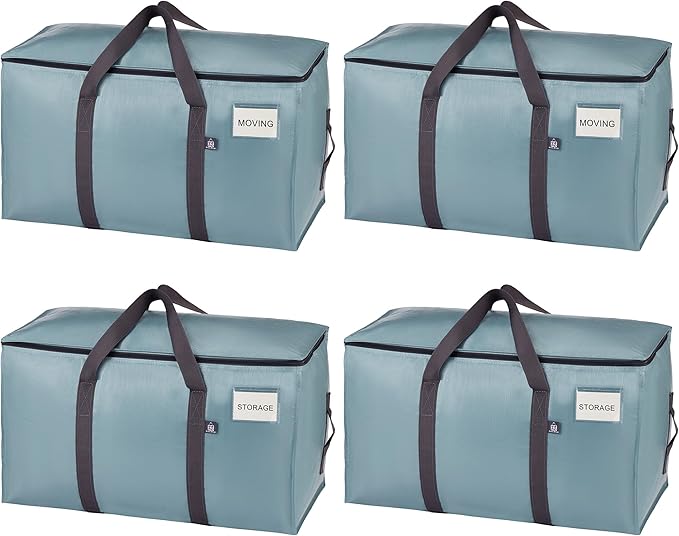 VENO 4 Pack Moving Bags, Upgraded Heavy Duty, Moving Boxes Alternative by Veno