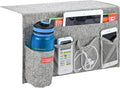 Linen 5 Pockets Bedside Caddy, Bedside Storage Organizer by ZAFIT