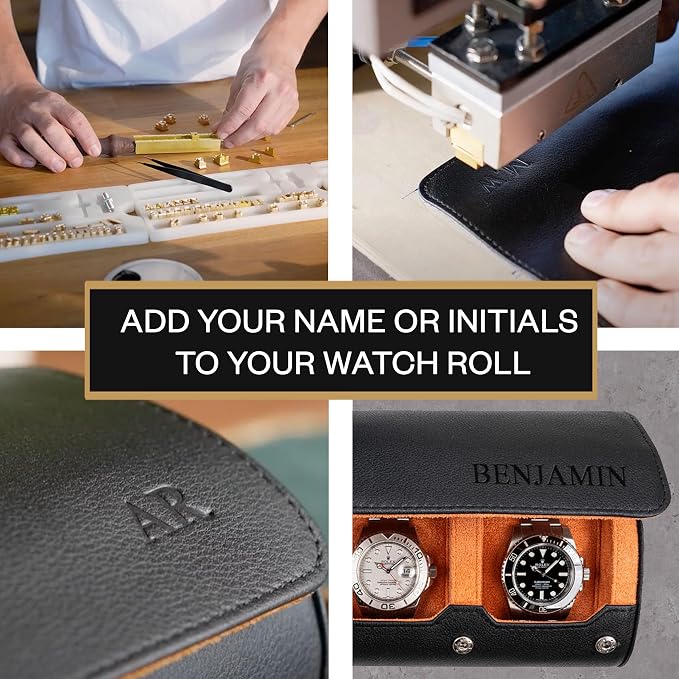 DailyWatch | Personalized Watch Roll Travel Case - Image 2