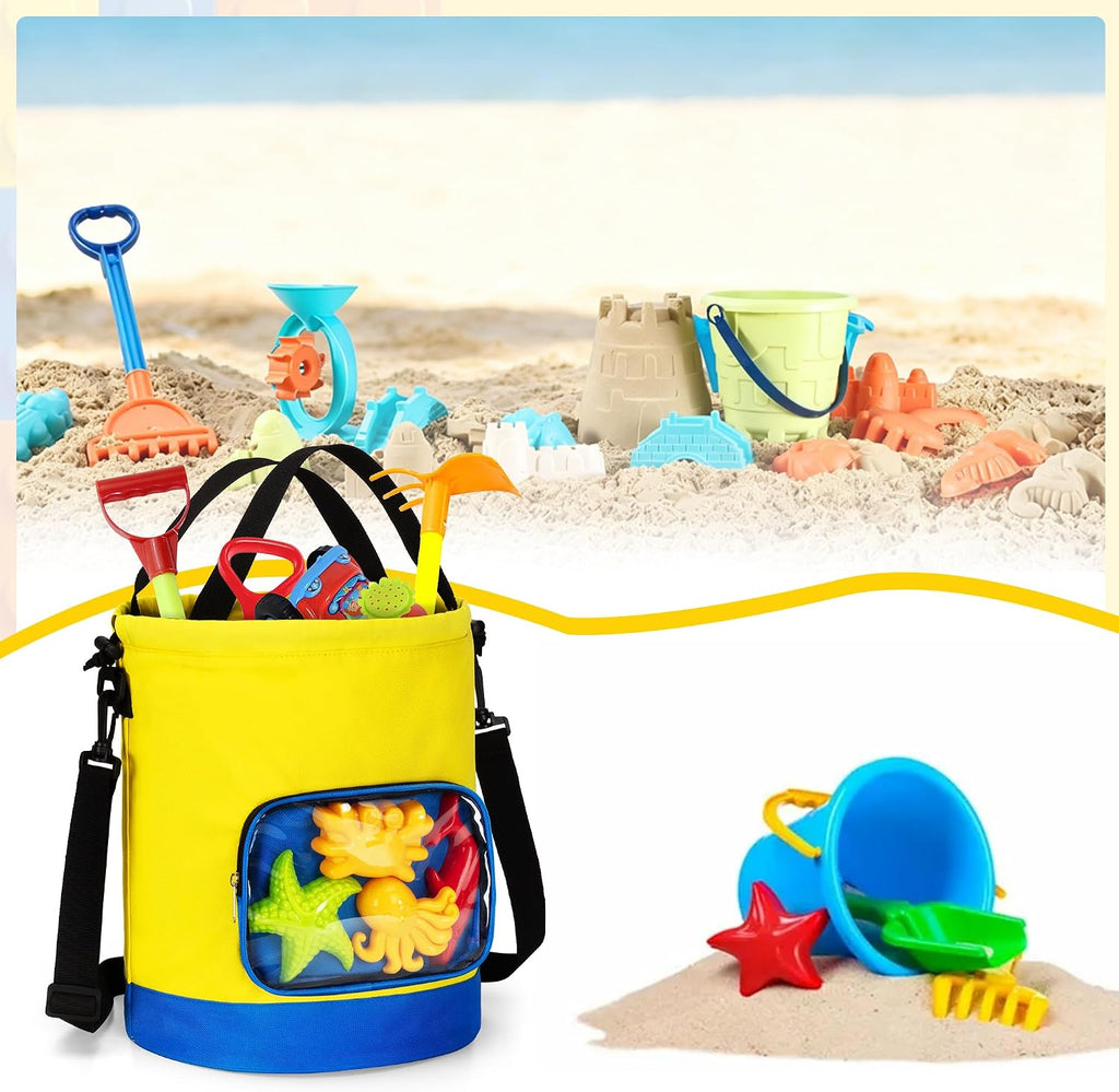 Rexmica Drawstring Toy Storage Organizer Bag for Building Bricks