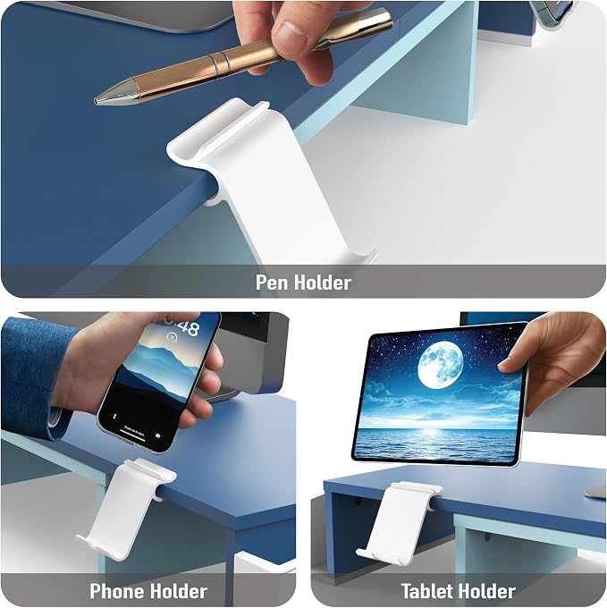 Simple Houseware Desk Dual Monitor Stand Riser - Image 4
