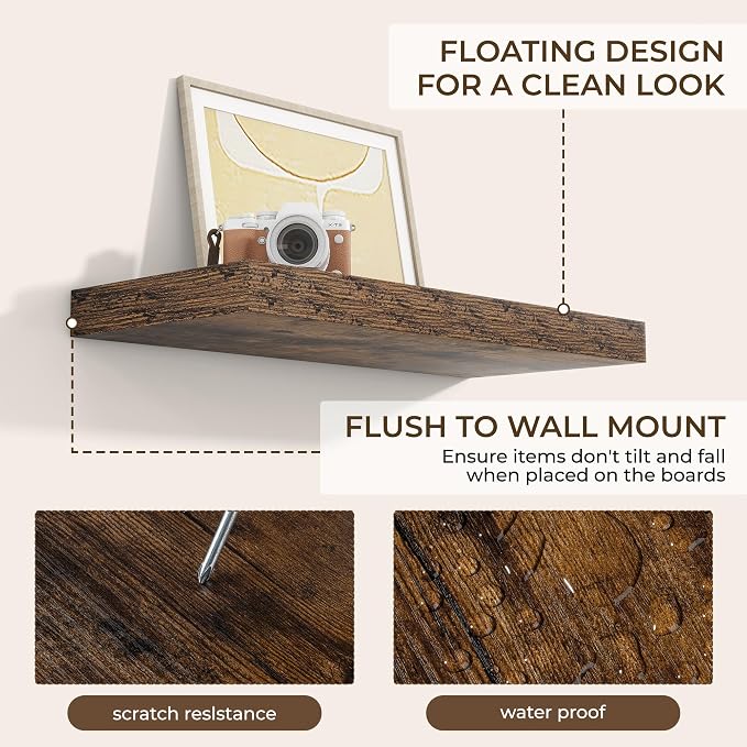 RICHFOCUS 24Inch Floating Shelves - Image 6