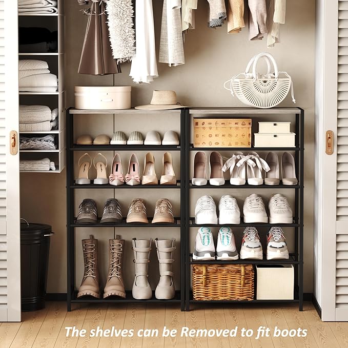 HOMEFORT 6 Tiers Shoe Rack Organizer, Shoe Rack - Image 5
