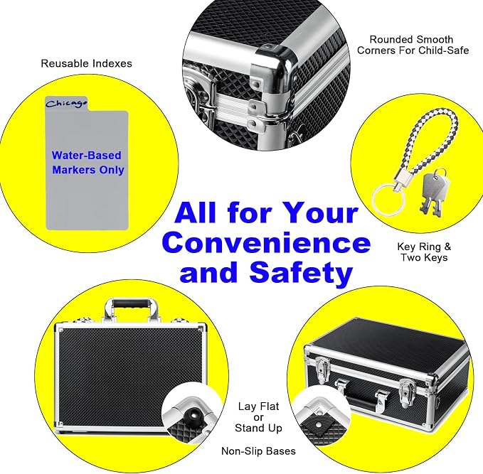 Multi color Card Storage Hard Case, Sports Card Collection Boxes, Trading Cards - Image 6