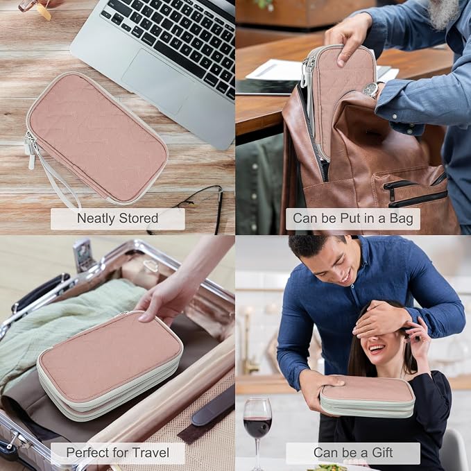FYY Travel Cable Organizer Bag Pouch Electronic Accessories Carry Case Portable - Image 7
