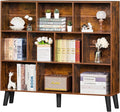 LEYAOYAO 10 Cube Bookshelf, 3 Tier Modern Wide Bookcase by LEYAOYAO-Findtheshiningpointofyourideallife%EF%BC%81