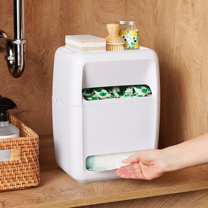 YouCopia SinkSuite Bag & Pod Dispenser, Standing Garbage Bag and Dishwasher Pod - Image 7