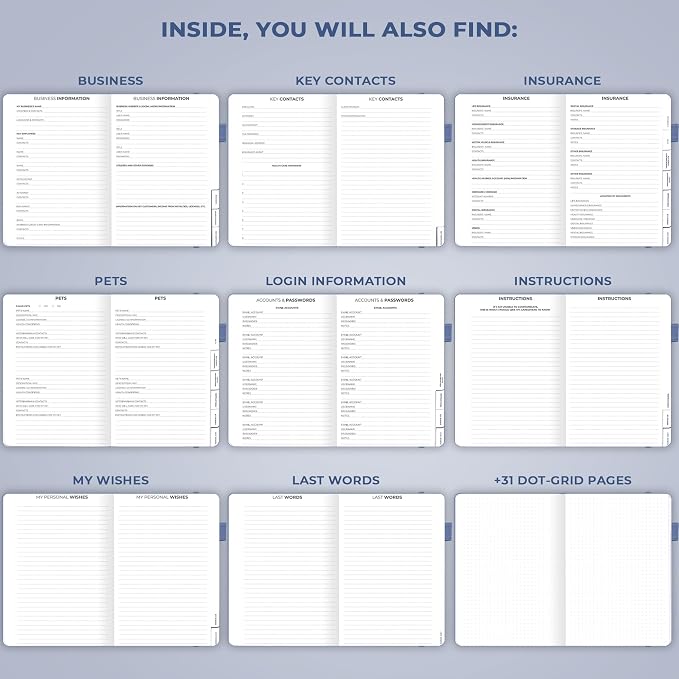 Clever Fox End of Life Planner – Final Arrangements Organizer - Image 6