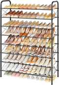 Hoctieon 8 Tier Shoe Rack for Closet, Durable Mesh Style Shoe Rack, Entryway by Hoctieon
