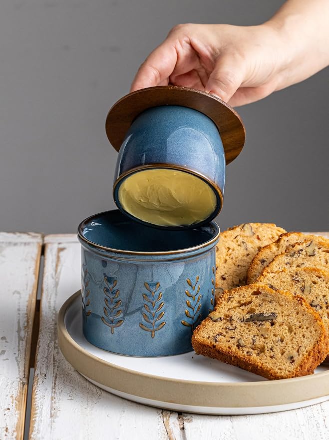 Ceramic Butter Dish with Lid, Butter Crock - Image 8