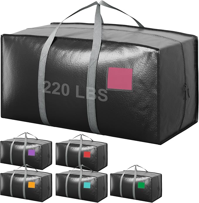 6 Pack Extra Heavy Duty Large Moving Bags by Unknown