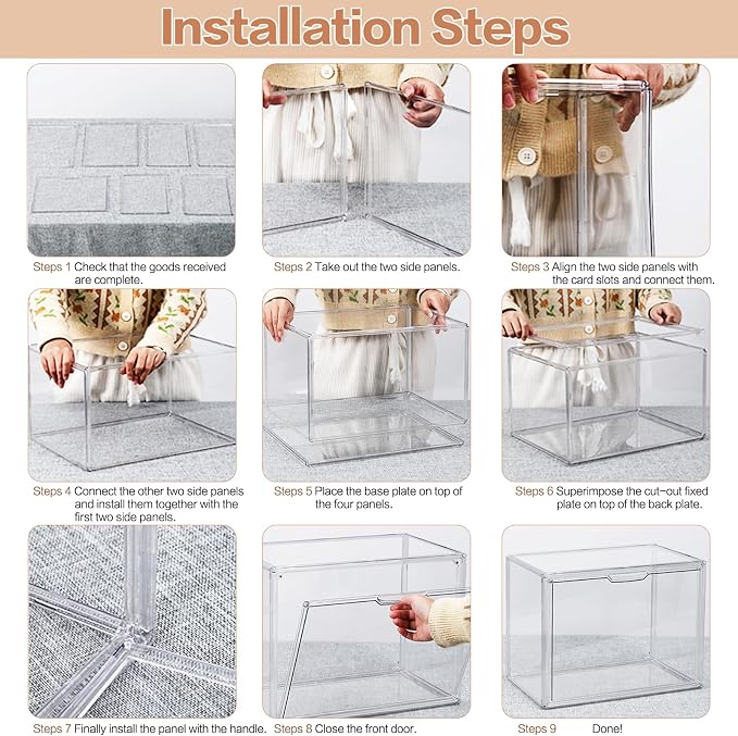 3 Packs Clear Handbag Storage Organizer - Image 5