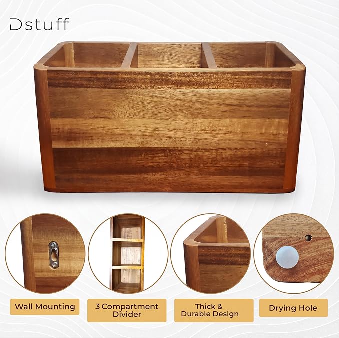 Dstuff Large Kitchen Utensil Holder Organizer - Image 3