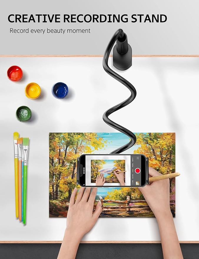 SHAWE Gooseneck Tablet Holder Phone Stand, Flexible Tablet Mount - Image 6