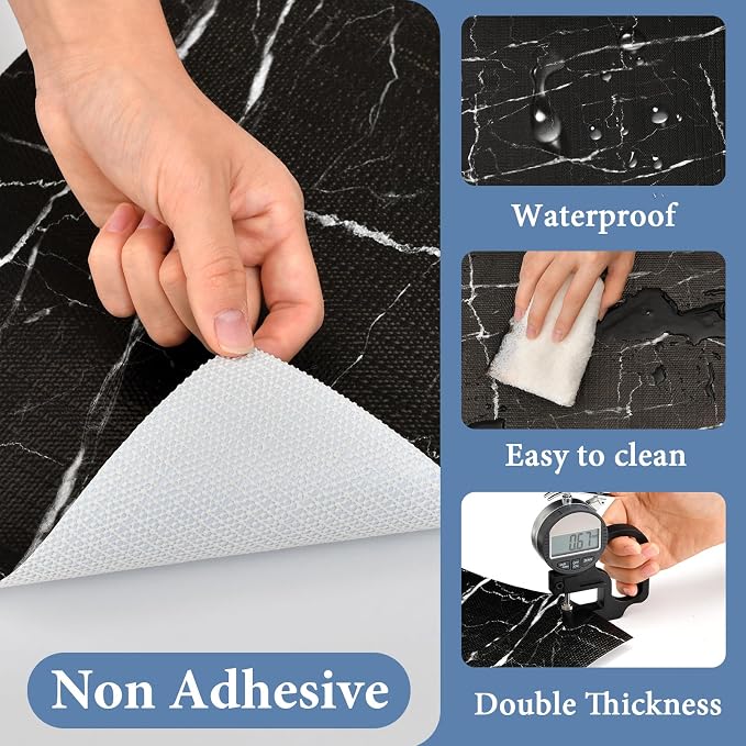 Drawer and Shelf Liner for Kitchen Cabinet: 23 in X 30 Ft Non Slip Waterproof - Image 3