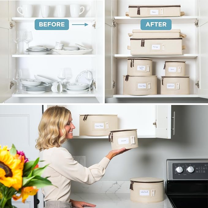 Hard Shell China Storage Containers 8-Piece Set Moving Boxes - Image 8