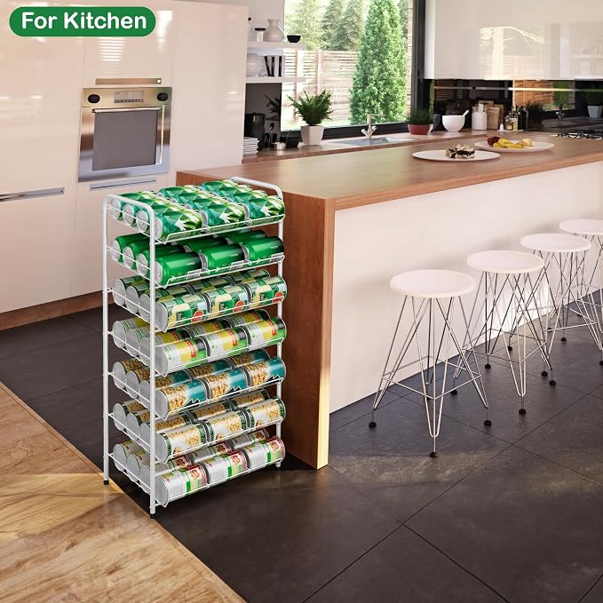 Vrisa Can Organizer for Pantry 7 Tier Canned Food Organizer Can Storage Rack - Image 6