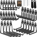 Heavy Duty Garage Hooks for Storage & Hanging Items, 30-Pack