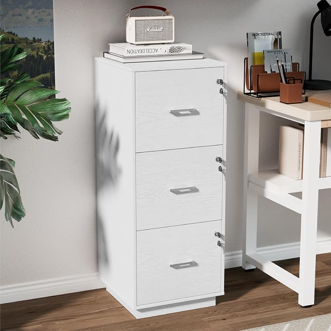 VINGLI 3 Drawer File Cabinet - Image 9
