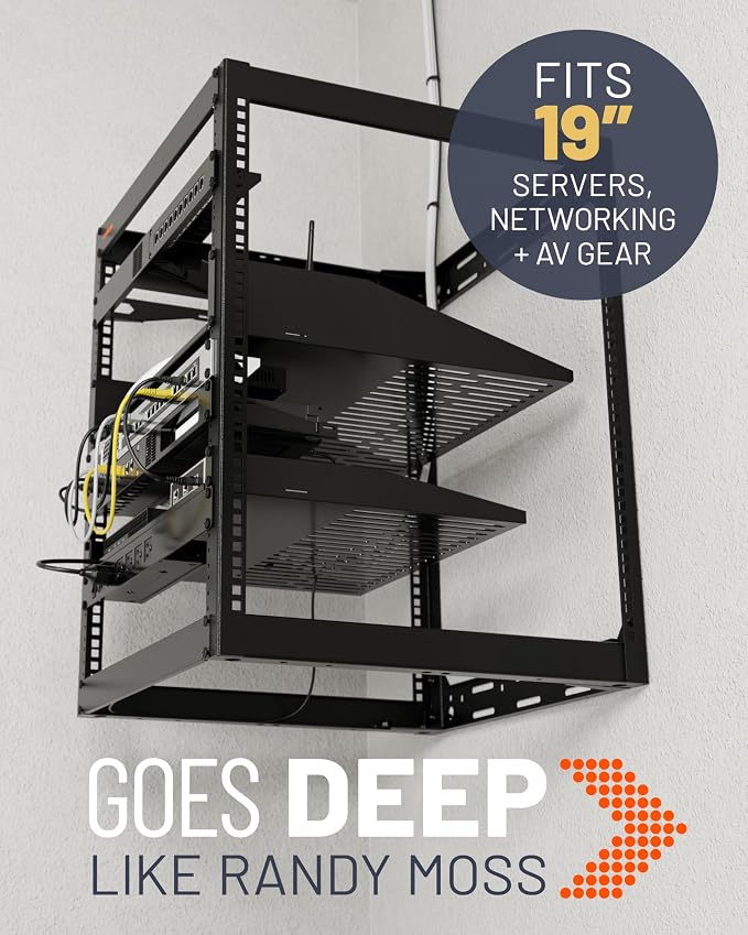 ECHOGEAR 15U Open Frame Rack for Servers & AV Gear - Image 8