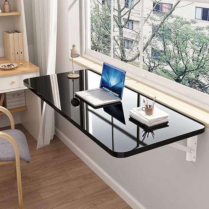 Laundry Folding Table, Wall Mounted Folding Table, Floating Wall Desk by SKVSKV