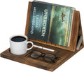 Wooden Book Holder for Page Rest, Book Valet Book Stand by Destop