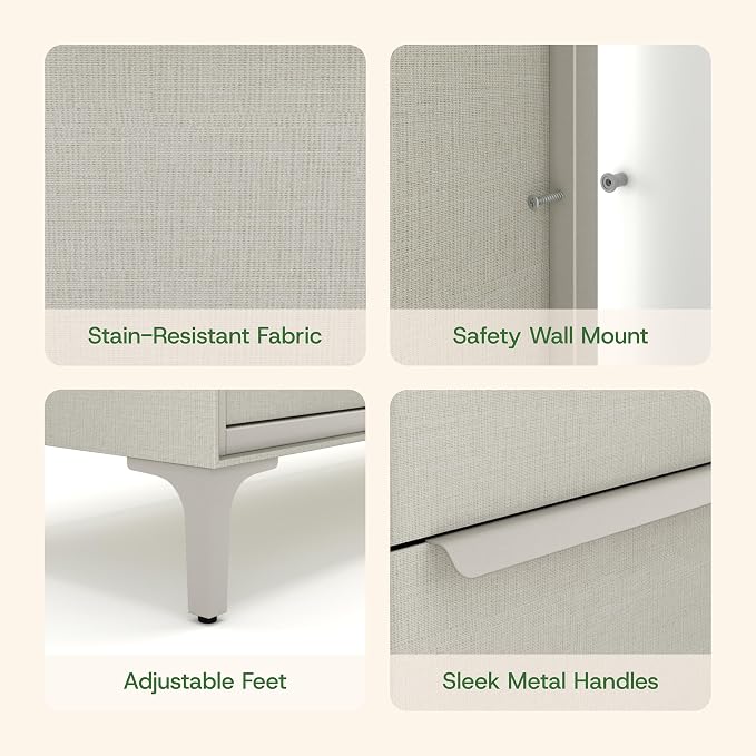 Naima Premium Fabric Dresser - Image 7