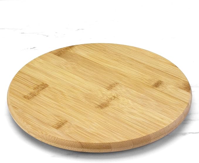 TB Home Lazy Susan Organizer for Cabinet, Pantry or Tabletop – 10" Bamboo - Image 5