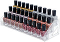 3-Tier Clear Acrylic Nail Polish Storage, Holds 24-48 Bottles, Sunglasses by DTXIAQIAO