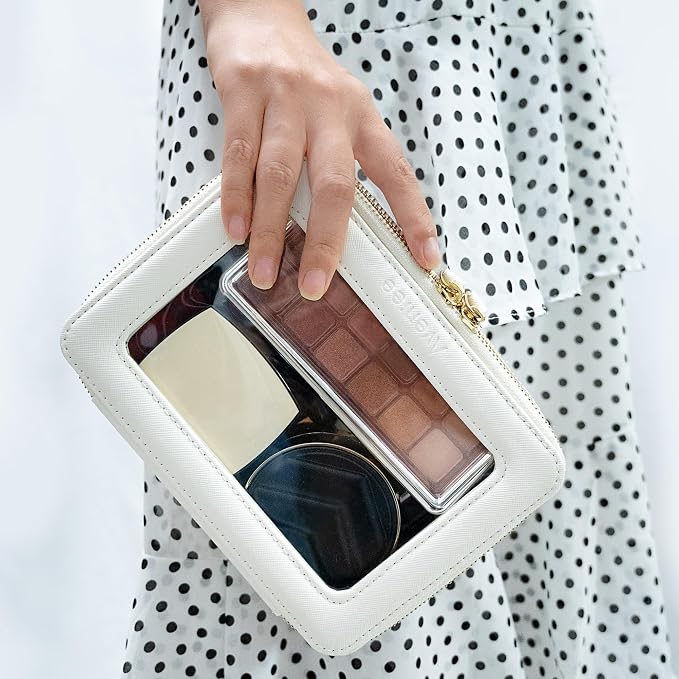 Aveniee Clear Makeup Bag Organizer, Travel Toiletry Bag Cosmetic Case - Image 4