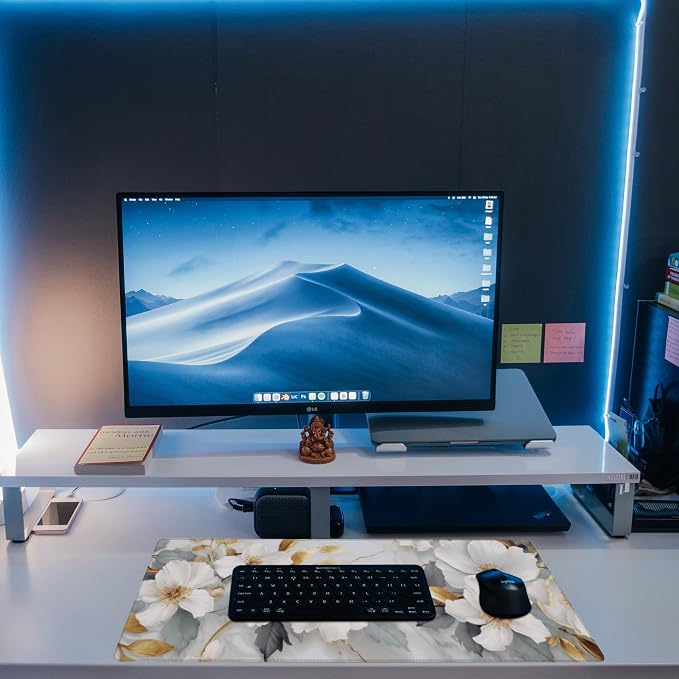 Desk Mat, Extended Big Computer Keyboard Mouse Pad - Image 6