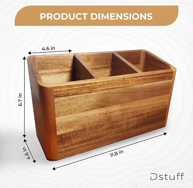 Dstuff Large Kitchen Utensil Holder Organizer - Image 2