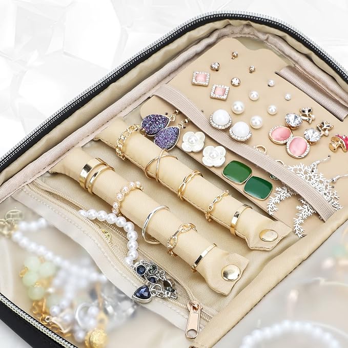 emissary Jewelry Organizer Case Travel Jewelry Storage Bag - Image 5