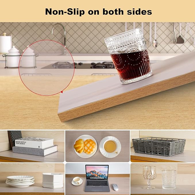 Thickened Shelf Liner, 14 in x 20 FEET Non-Slip Cabinet Liner, Washable - Image 4