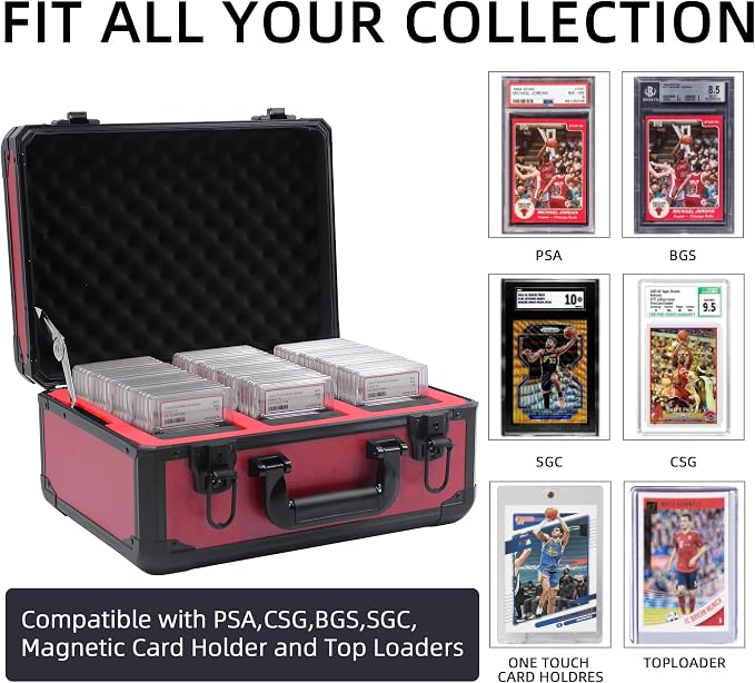 Graded Card Storage Box; Durable Sports, PSA Card Storage Case- Trading Card - Image 2