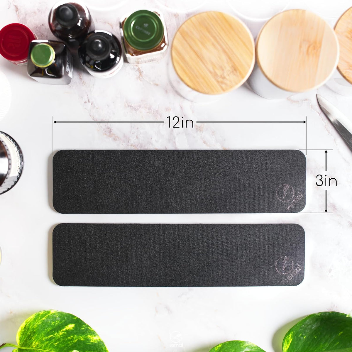 DripGuards Absorbent Counter Mat 2-Pack | Waterproof, Quick-Dry Coffee