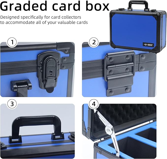 Graded Card Storage Box; Durable Sports, PSA Card Storage Case- Trading Card - Image 3