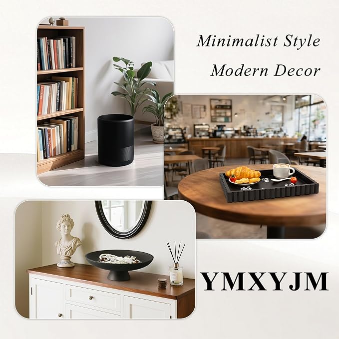 YMXYJM-Scalloped Coffee Table Tray，Ottoman Tray - Image 6