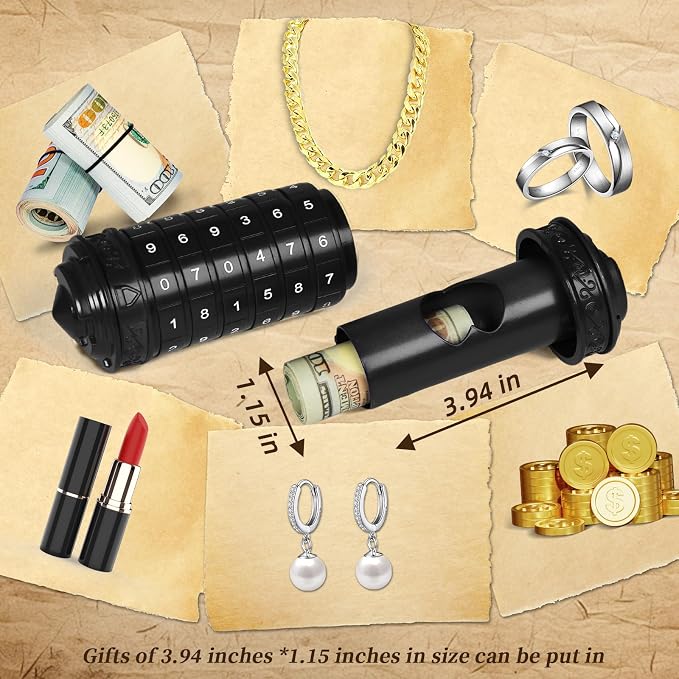 Da Vinci Code Numeric Cryptex Money Puzzle Box - Image 2