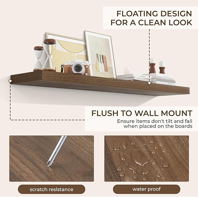 RICHFOCUS 55Inch Floating Shelves - Image 4