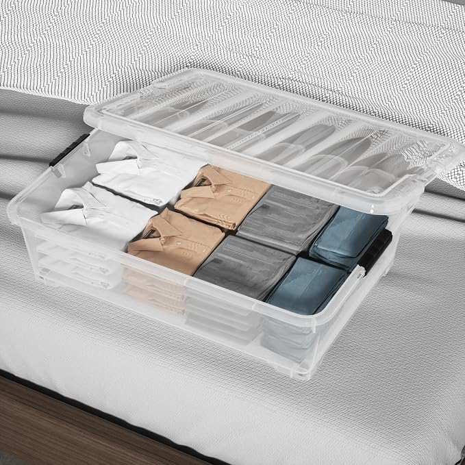 50 Quart Large Under Bed Storage Box - Image 6