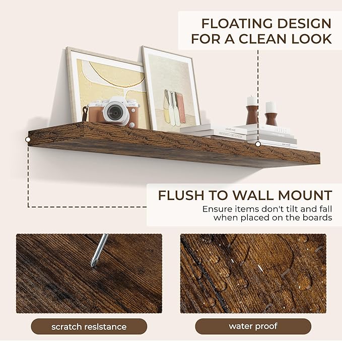 RICHFOCUS 48Inch Floating Shelves - Image 5