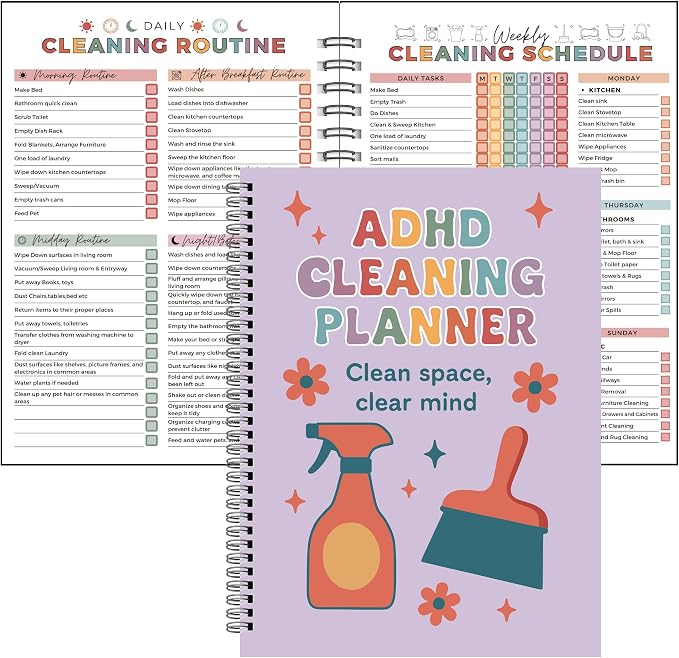 ADHD Cleaning Planner | Home Cleaning Schedule by Unknown