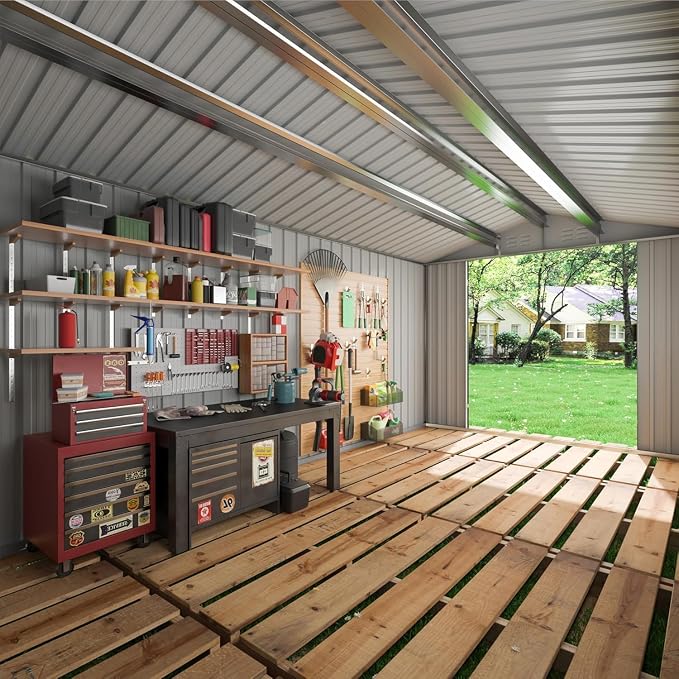 12x18 FT Outdoor Storage Shed, Garden Shed - Image 5